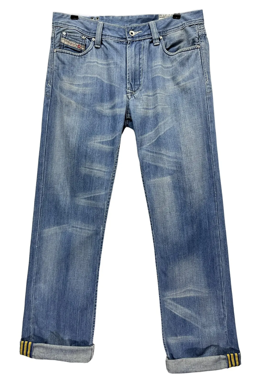 🔥VERY RARE🔥 MADE IN ITALY DIESEL x ADIDAS Denim Pants
