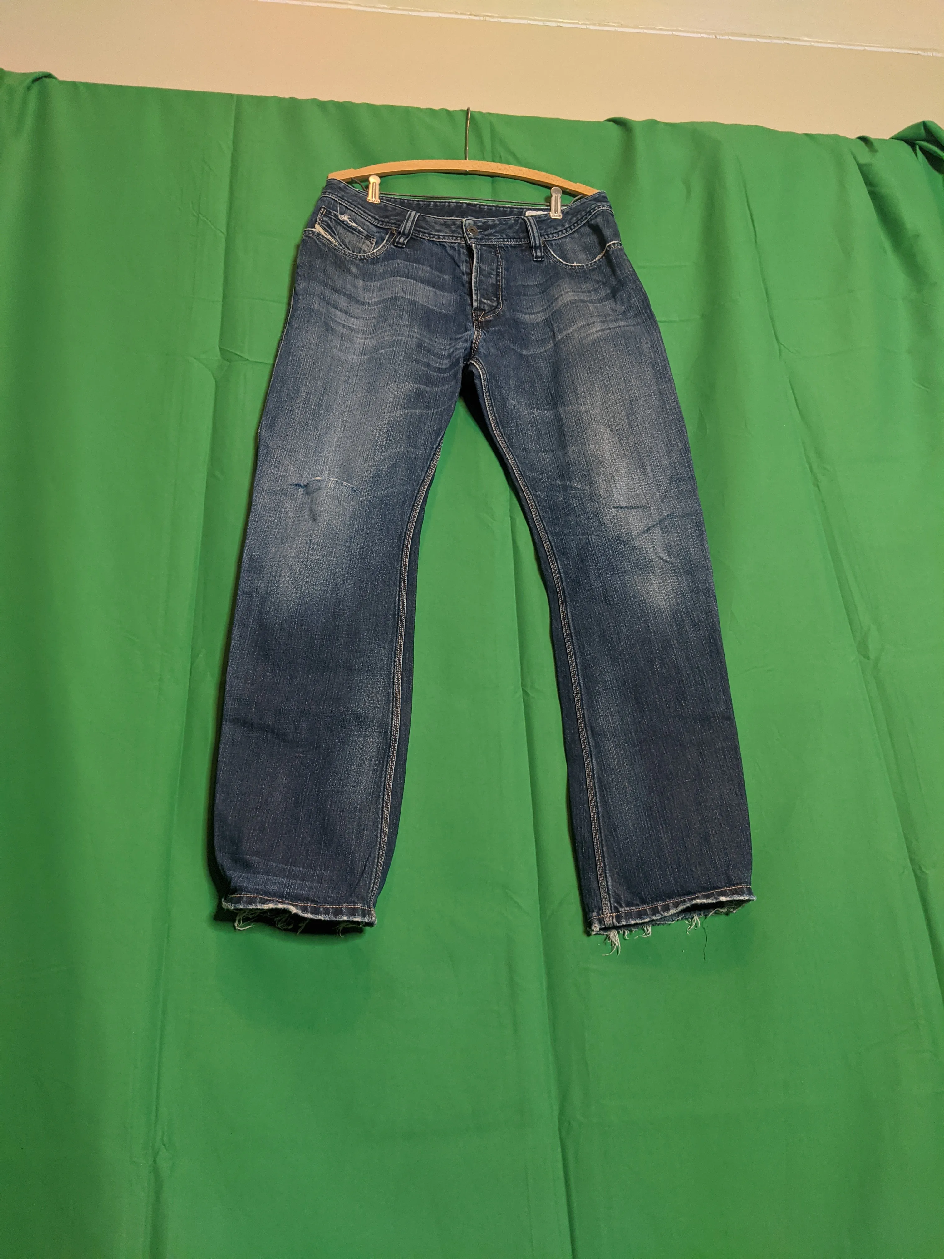 ZAF blue denim slim jeans 33"