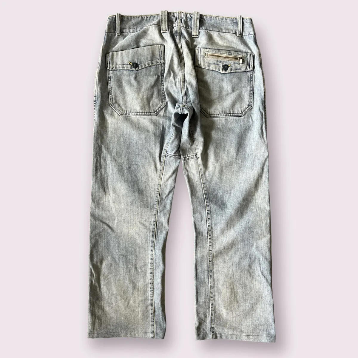 Vintage Boot Cut Diesel Jeans w/ Zipper Back Pocket