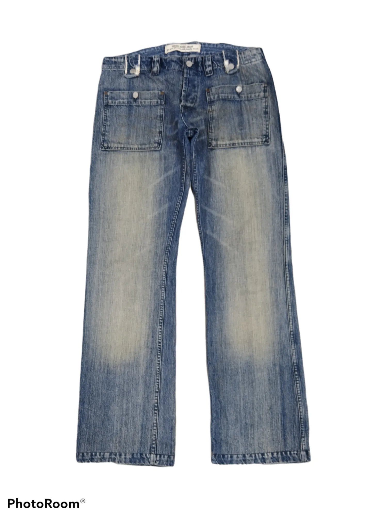 DISTRESSED BUSHPANTS DIESEL MADE IN ITALY