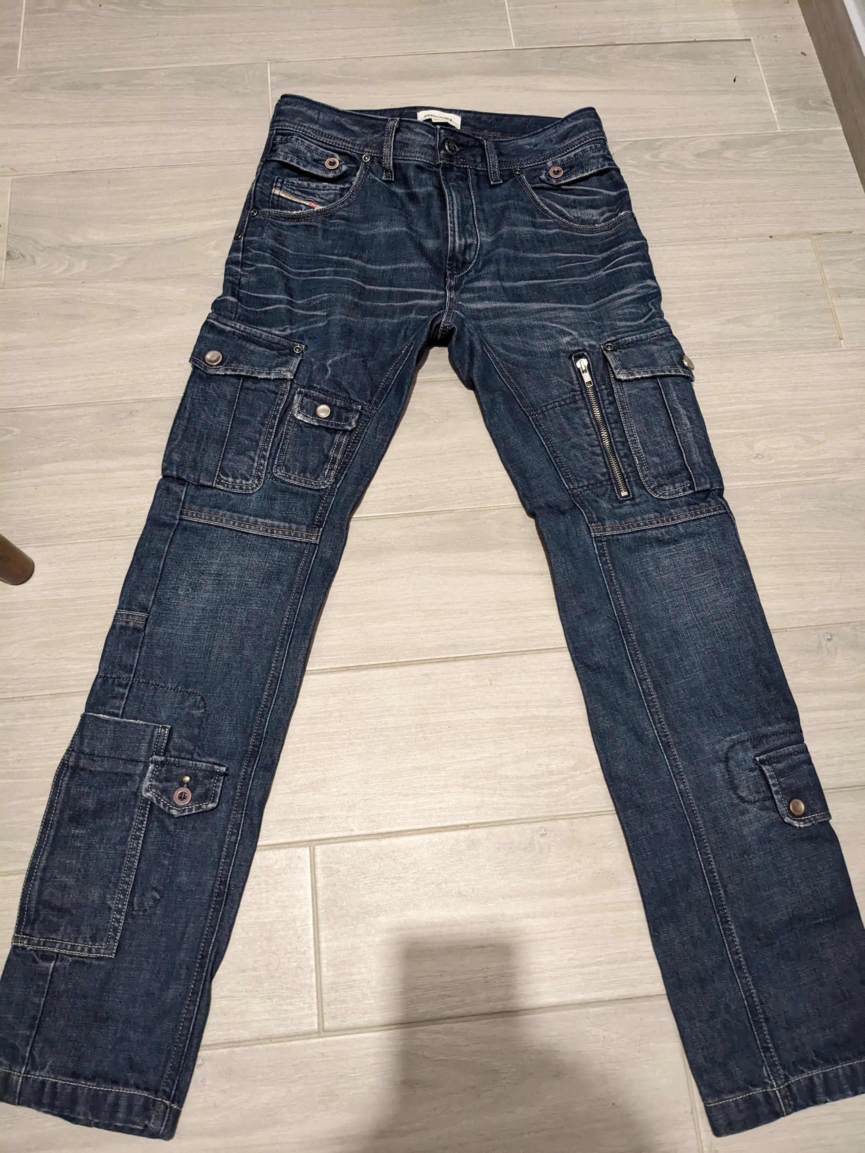 Diesel multipocket denim jeans y2k