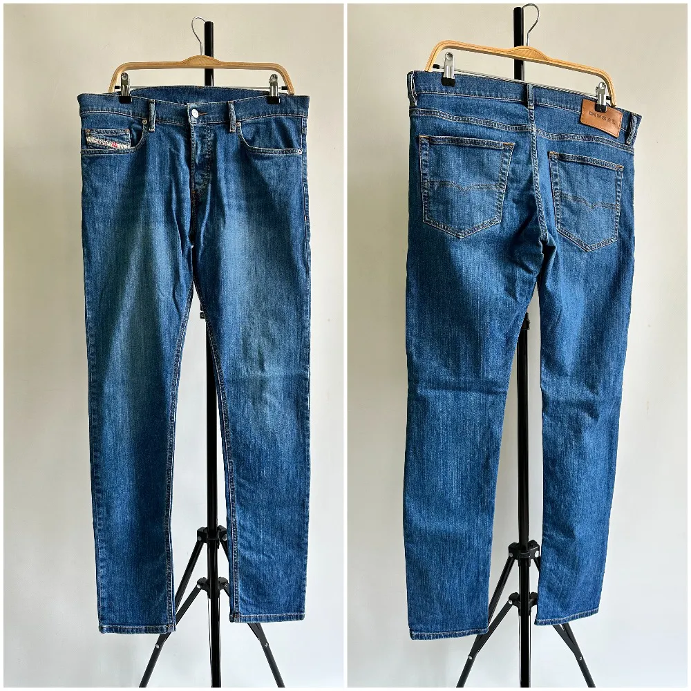 Diesel D-Luster 009DG Blue Stretch Jeans Denim pants Slim