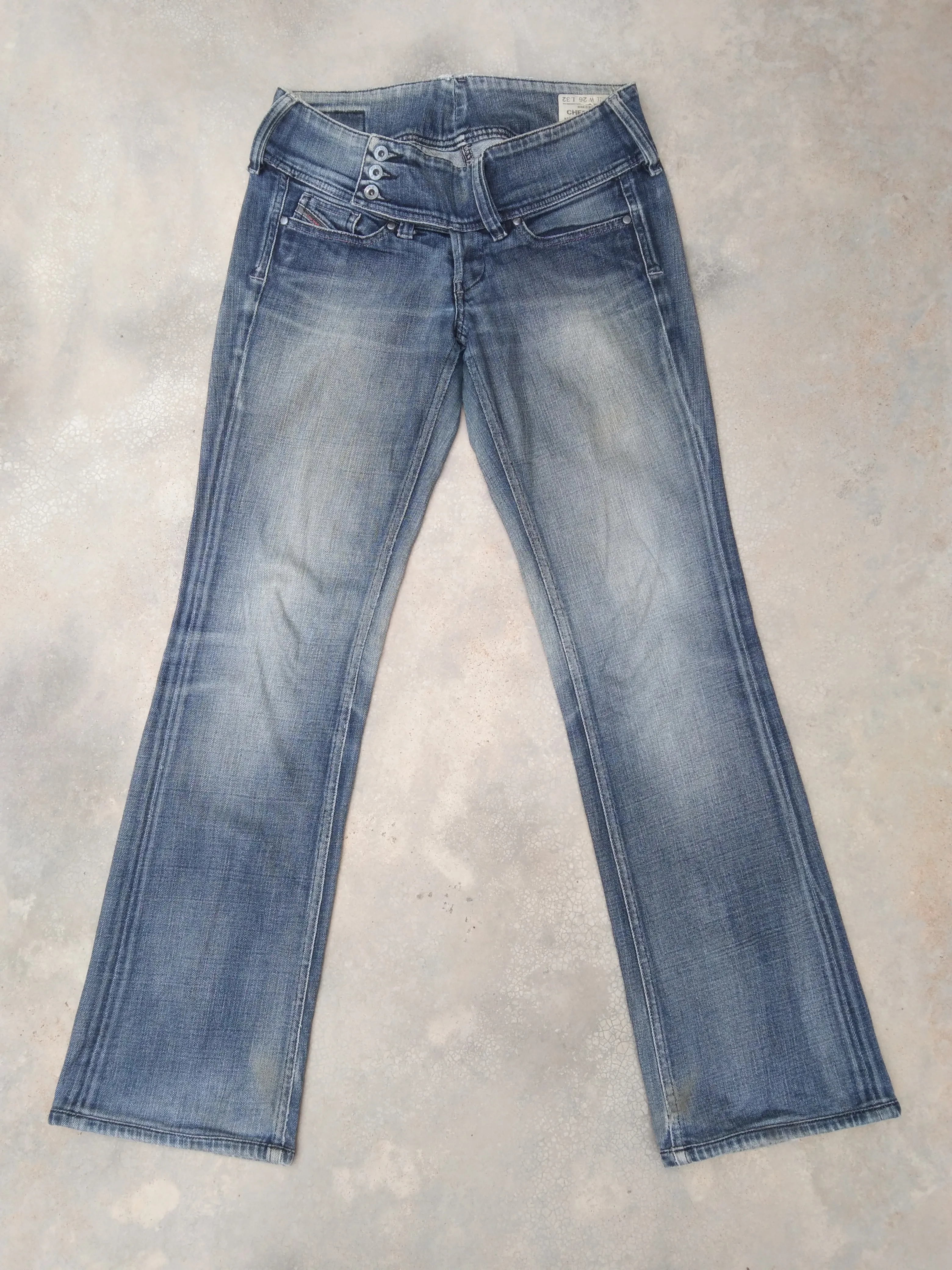 Diesel Vintage Flared Jeans Made In Italy 27x30