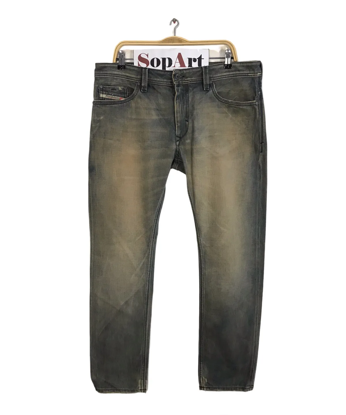 Vintage Diesel Industry Back Side Pocket Art Jeans Style