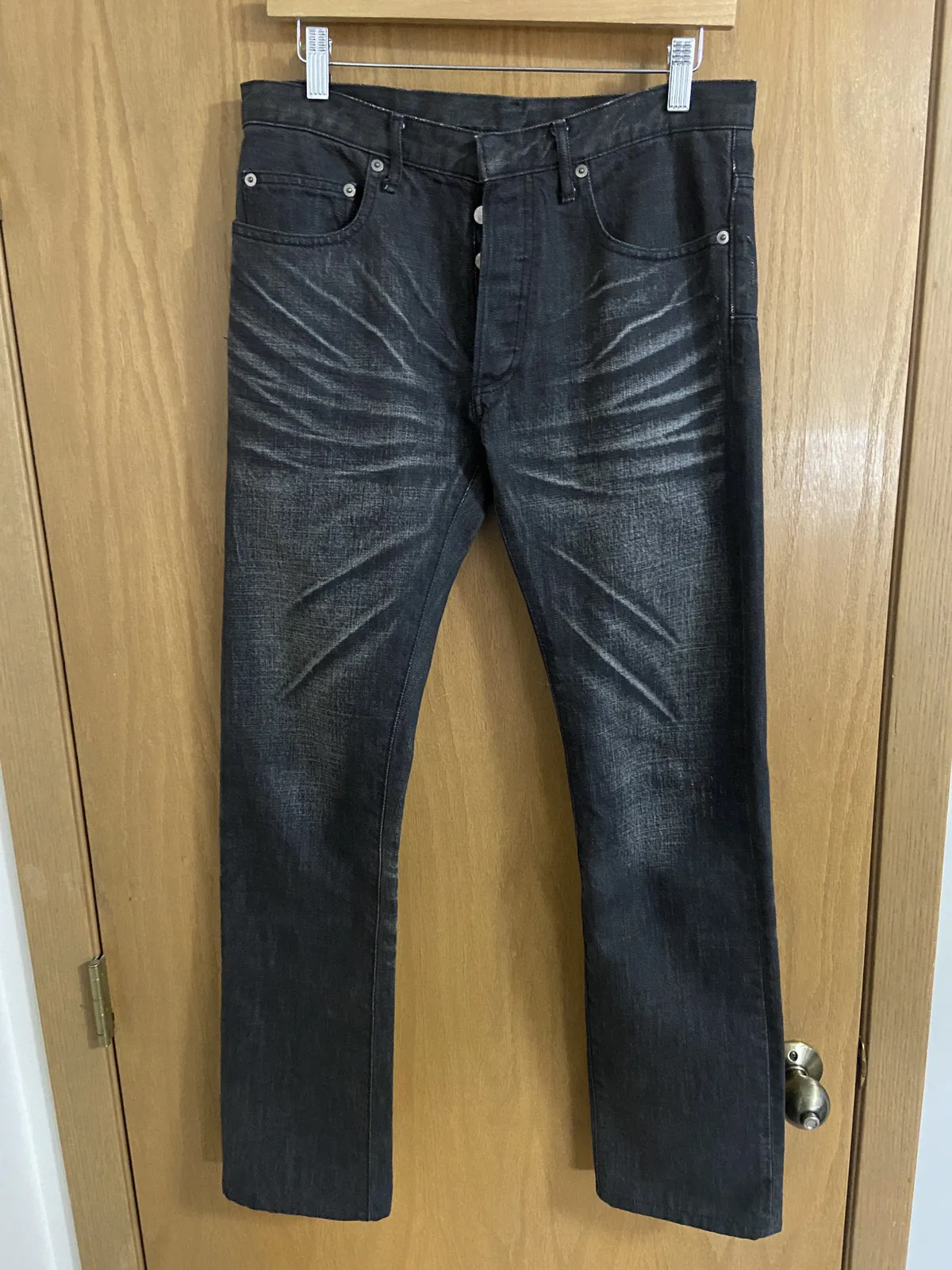 Dior HOMME black 5 pocket denim
