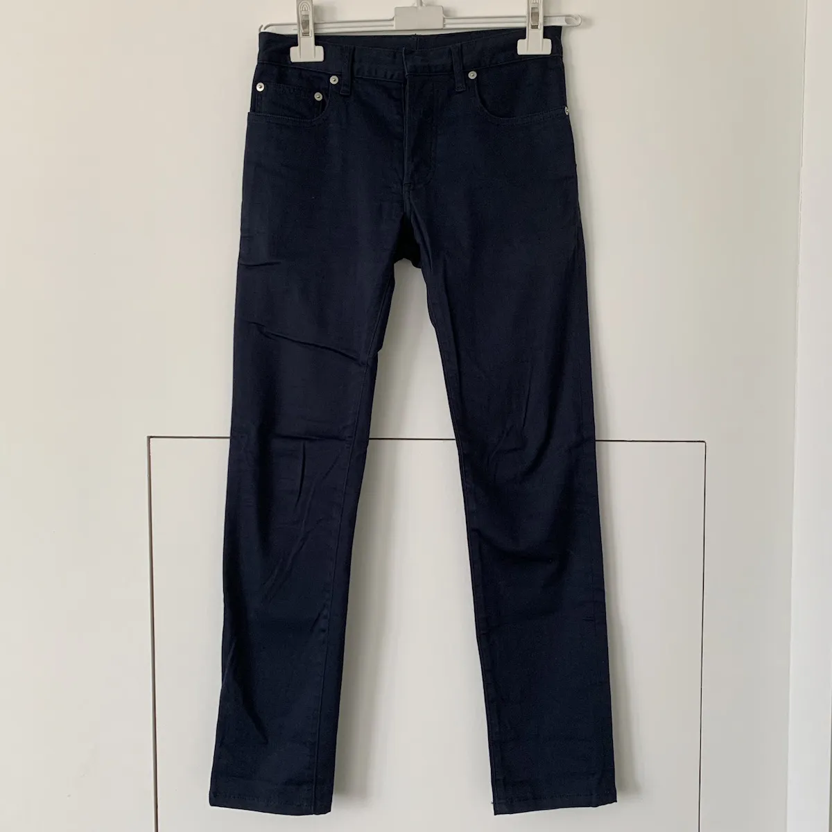 Dior Homme Blue Cotton Jeans