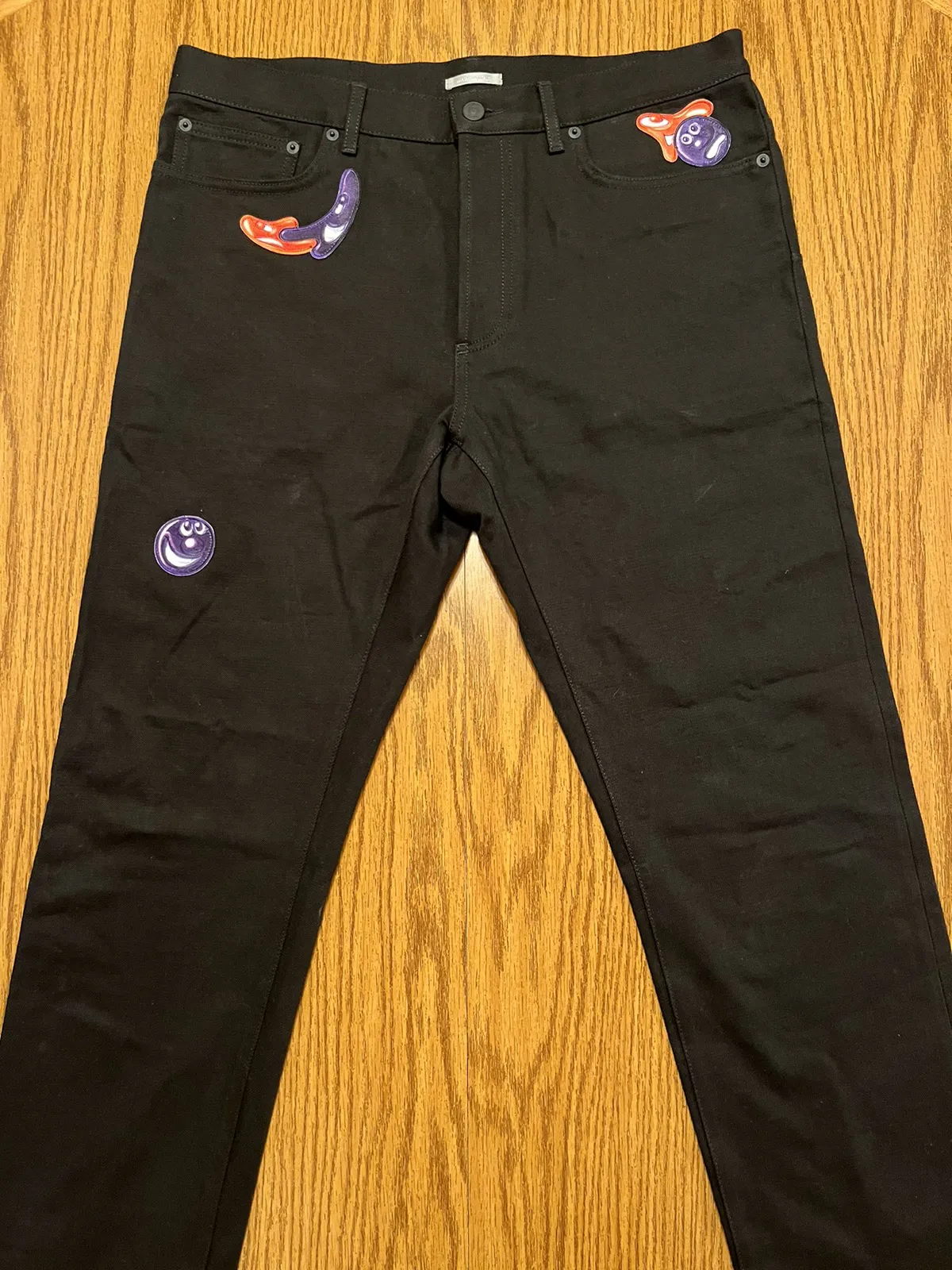 Dior X Kenny Scharf Black Jeans