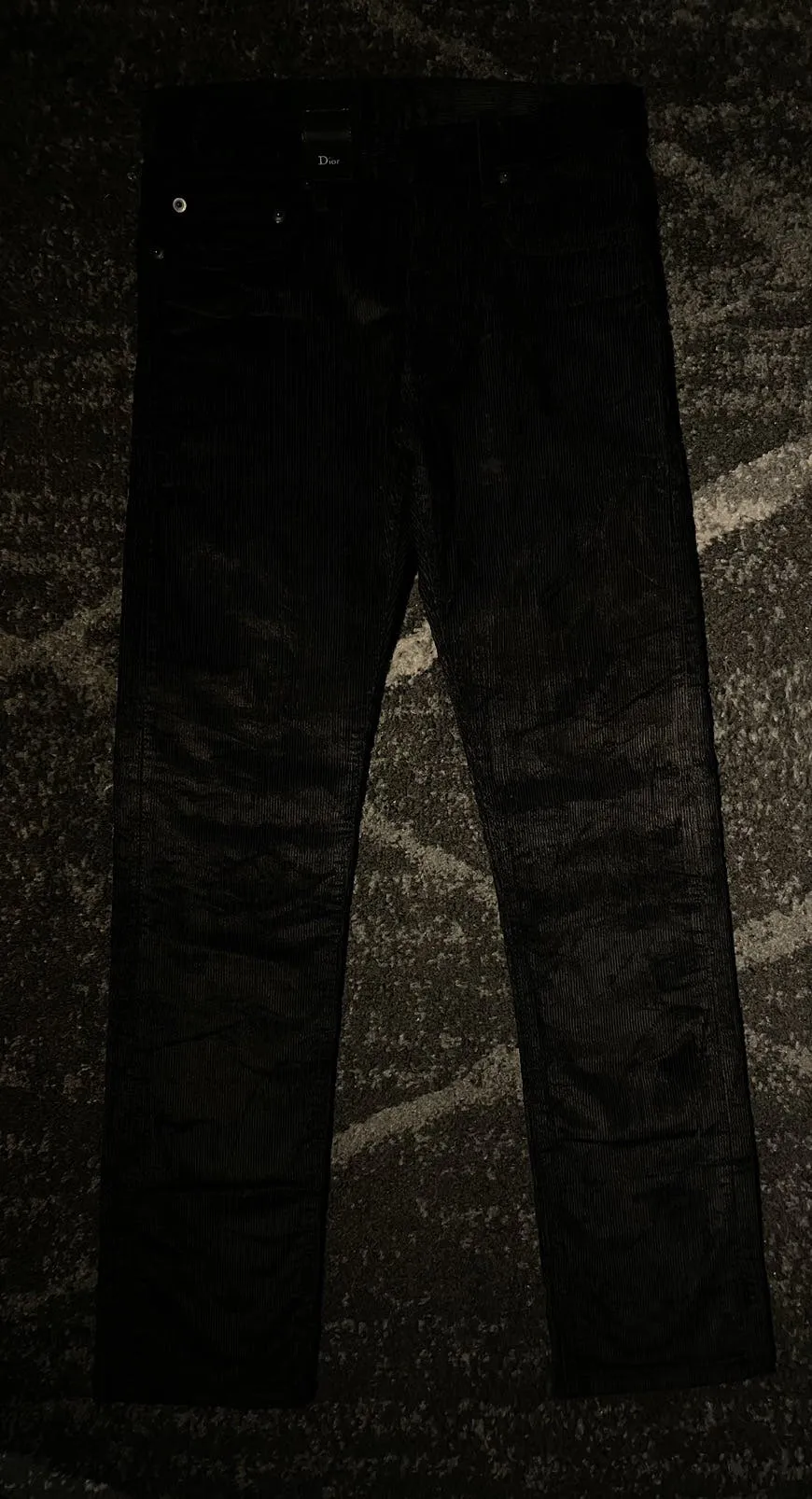 Dior Homme 07 Waxed Corduroy Pants