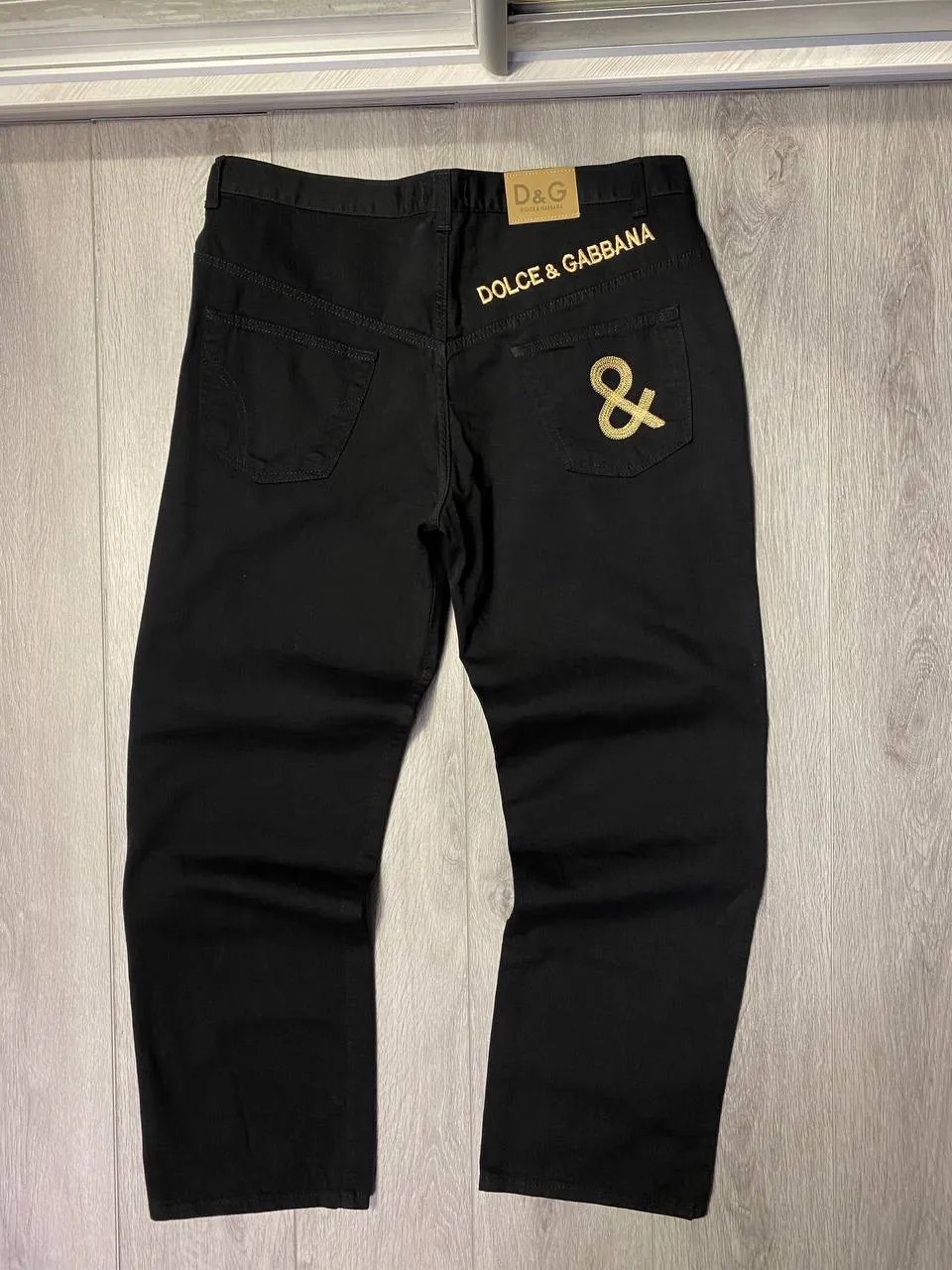 Vintage Dolce Gabbana logo black baggy jeans size 38