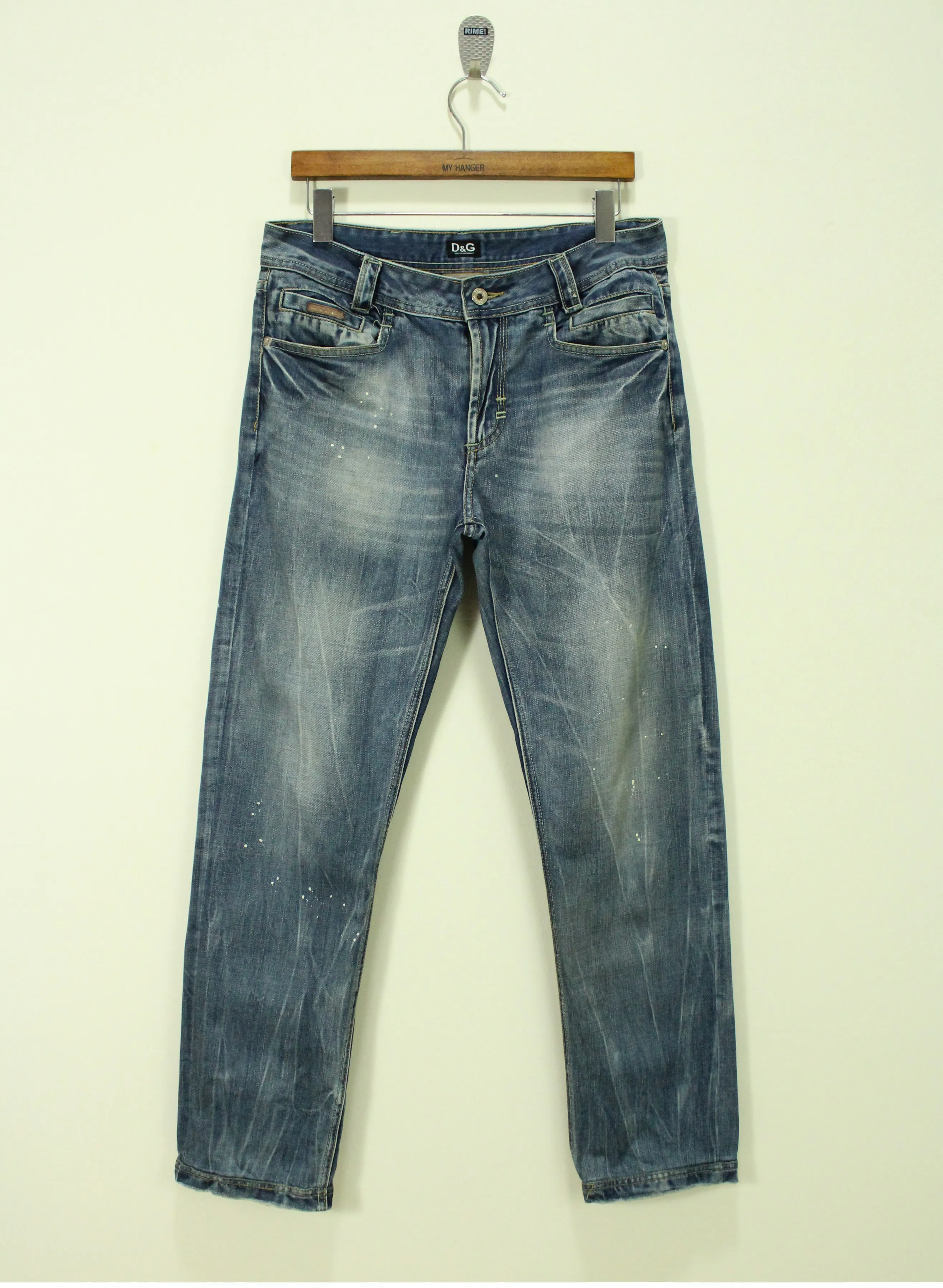Dolce & Gabbana Denim Jeans Pants Painter Jeans
