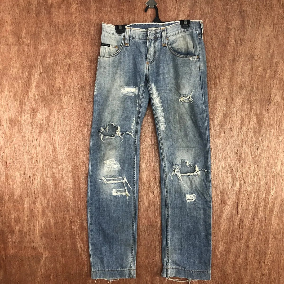 Dolge & Gabbana Distressed Denim Pants