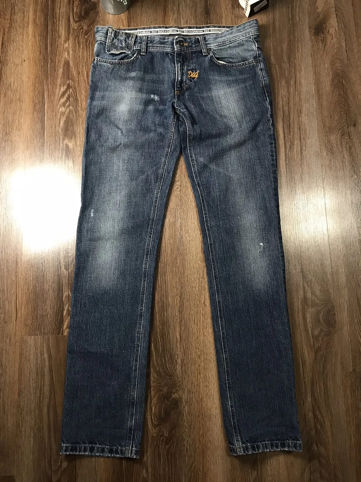 Vintage Dolce & Gabbana Distressed Jeans Pants