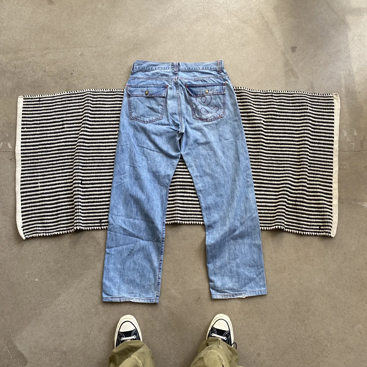 Rare Vintage Dolce&Gabbana Distressed Denim Pants