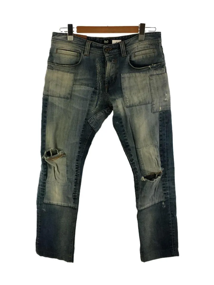 Distressed Patchwork Rebuild Denim Jeans