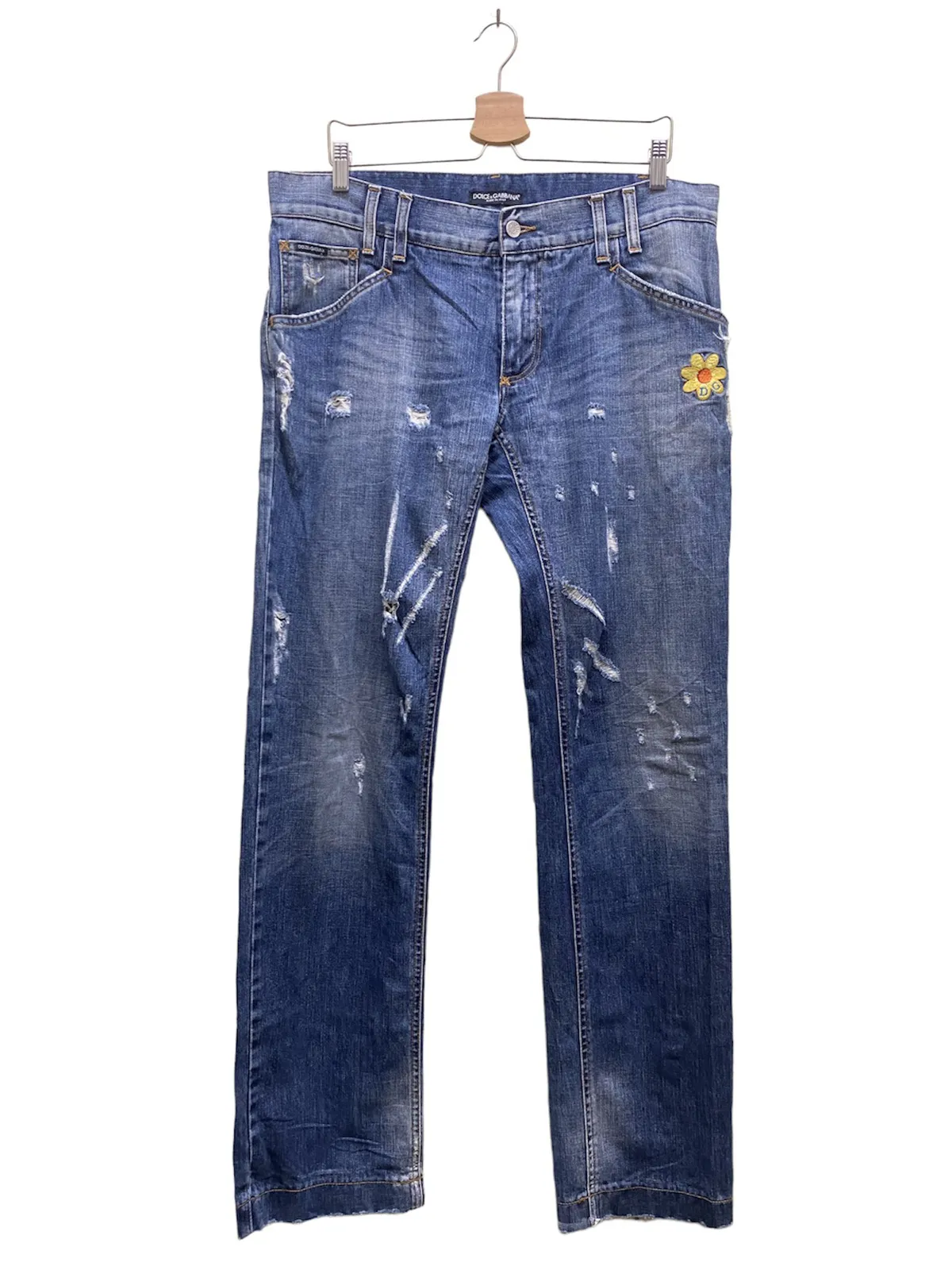 VTG DOLCE & GABBANA DISTRESSED JEANS DENIM