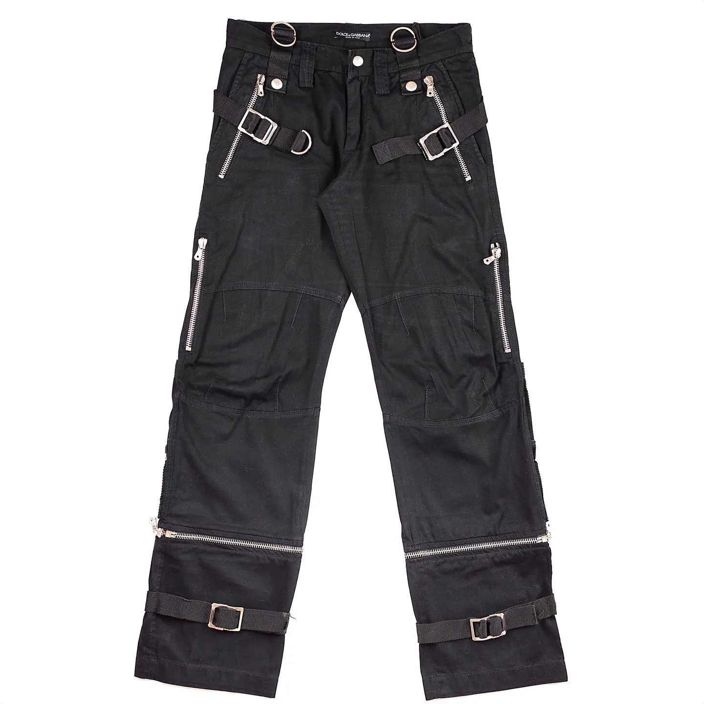 Dolce & Gabbana 2003 Bondage Cargo Pants.⁣⁣