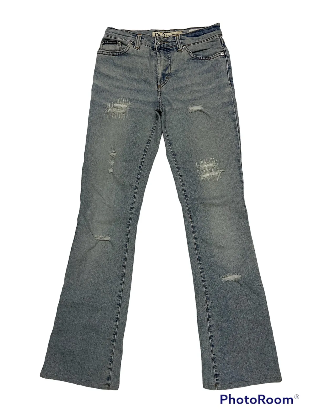 Vintage Dolce & Gabbana Distressed Denim