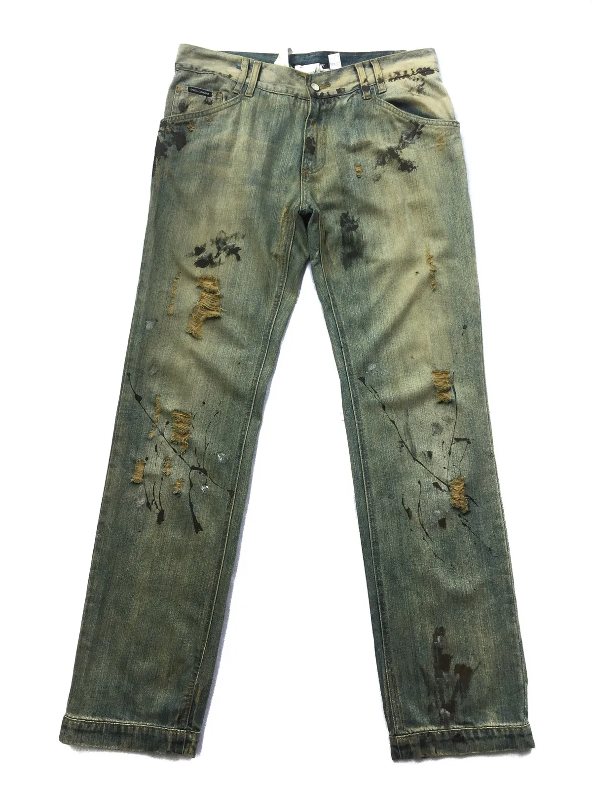 D&G SPLATTED PAINT DISTRESSED DESIGN