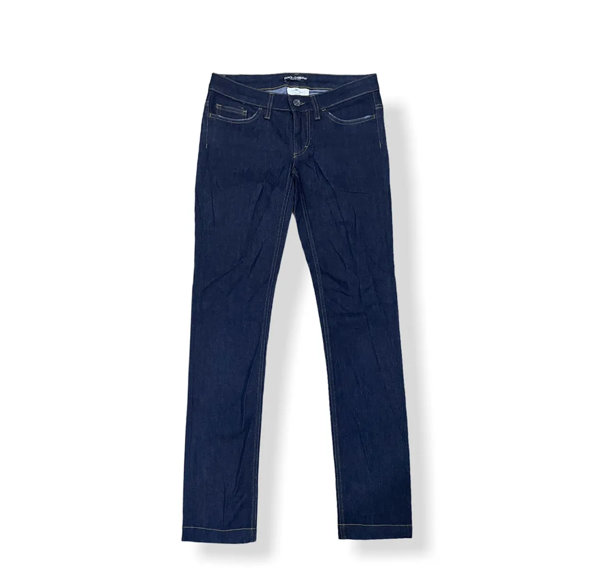 Dolce & Gabbana Lowrise Blue Skinny Denim Jeans
