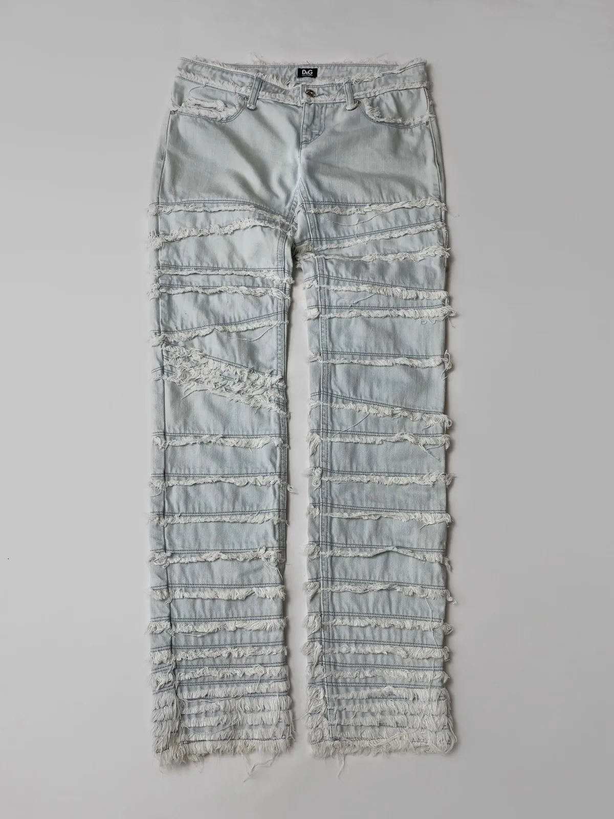 Dolce & Gabbana patch work streetwear pants size: 27
