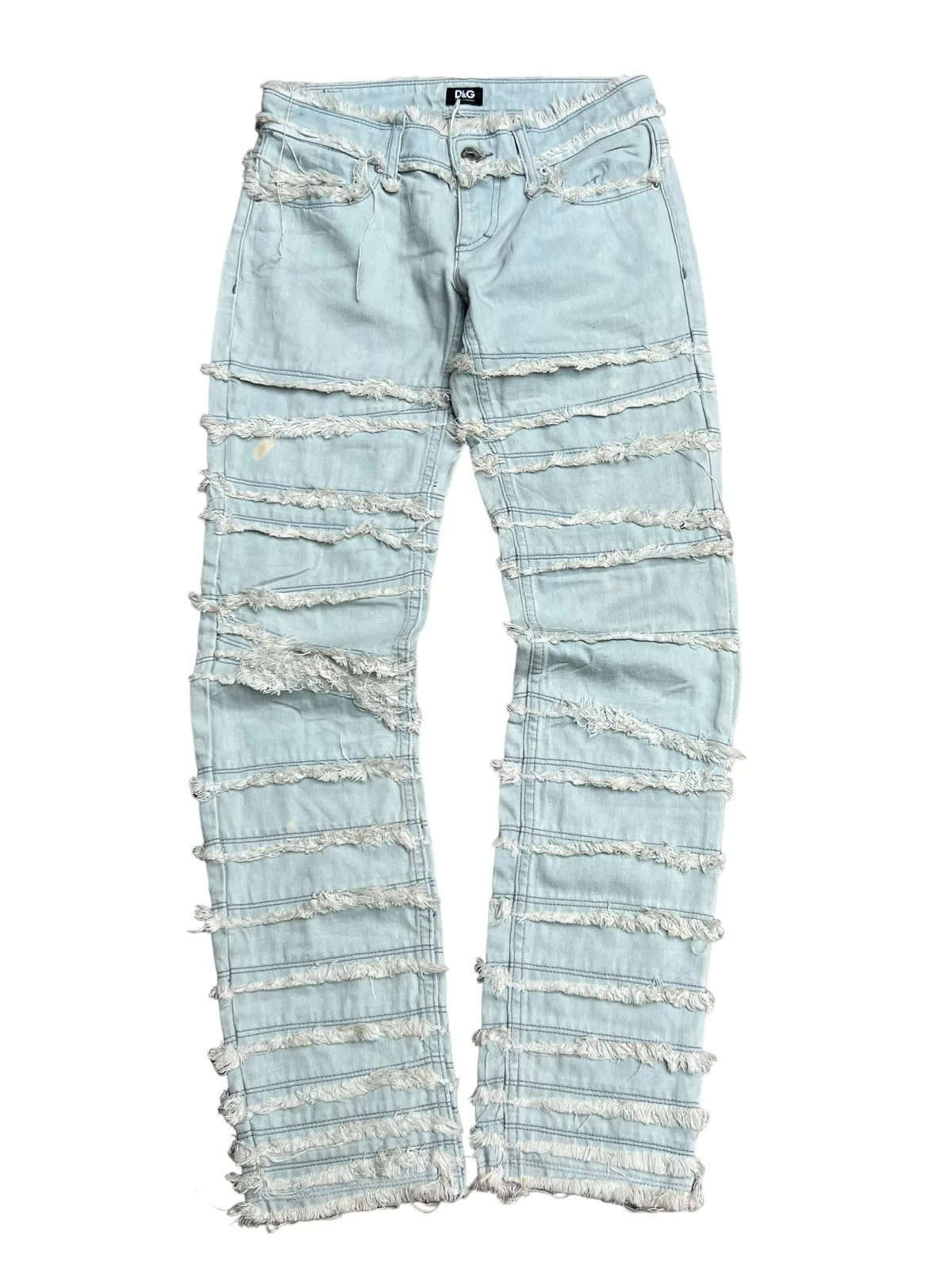 SS05 Dolce & Gabbana Patchwork Hagi Denim Jeans