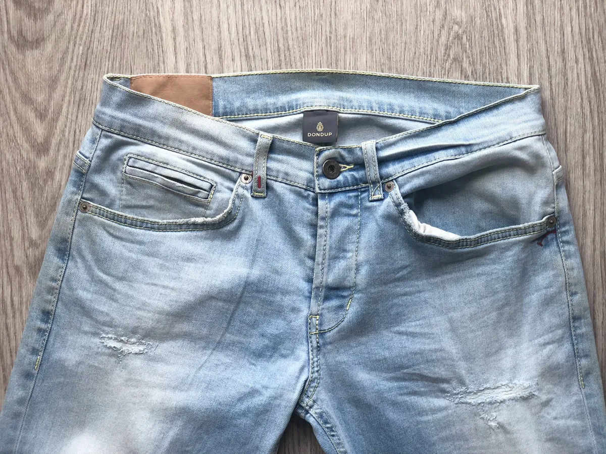DONDUP Swirl Wash Denim