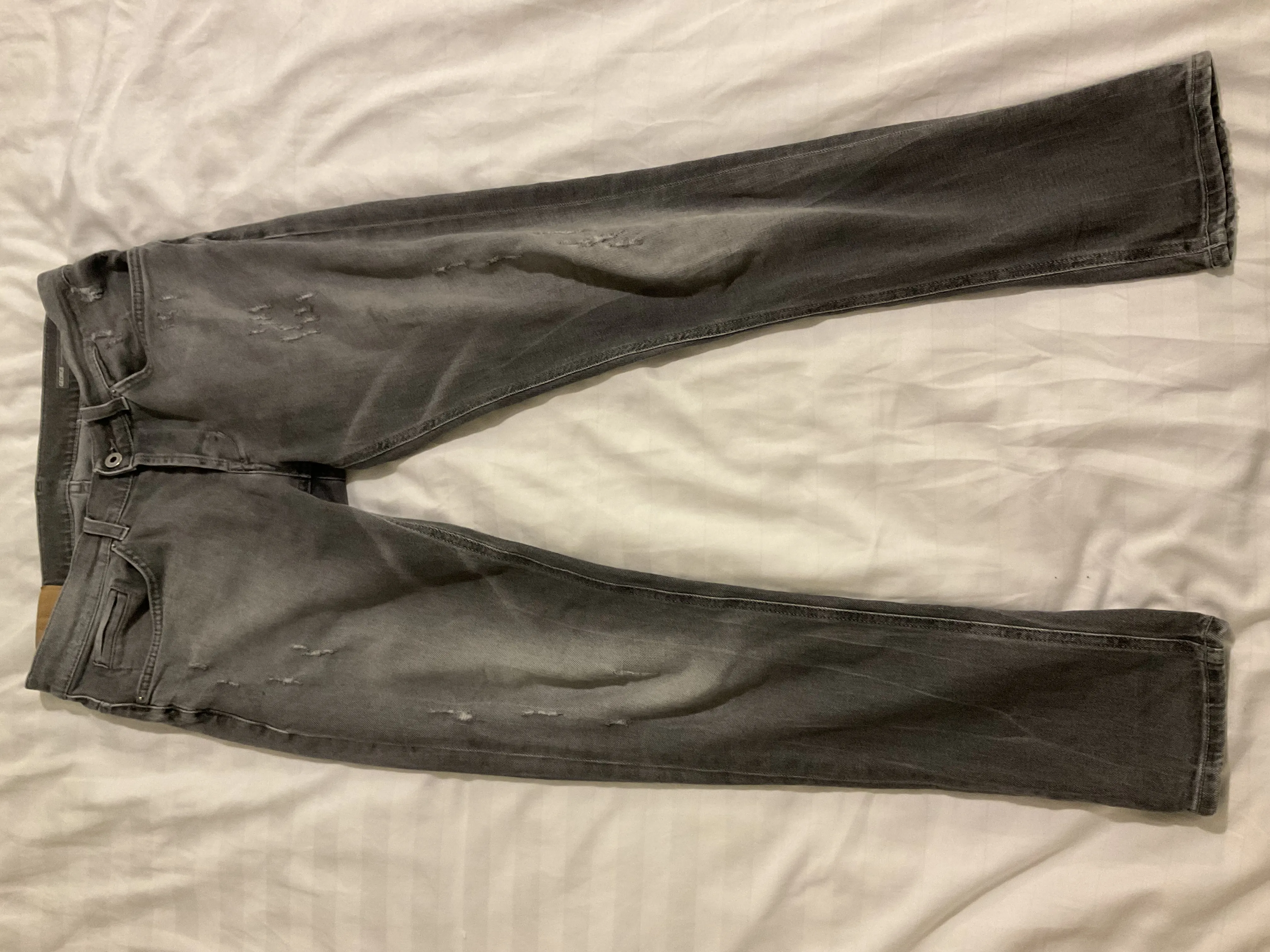 Dondup skinny distressed denim in black