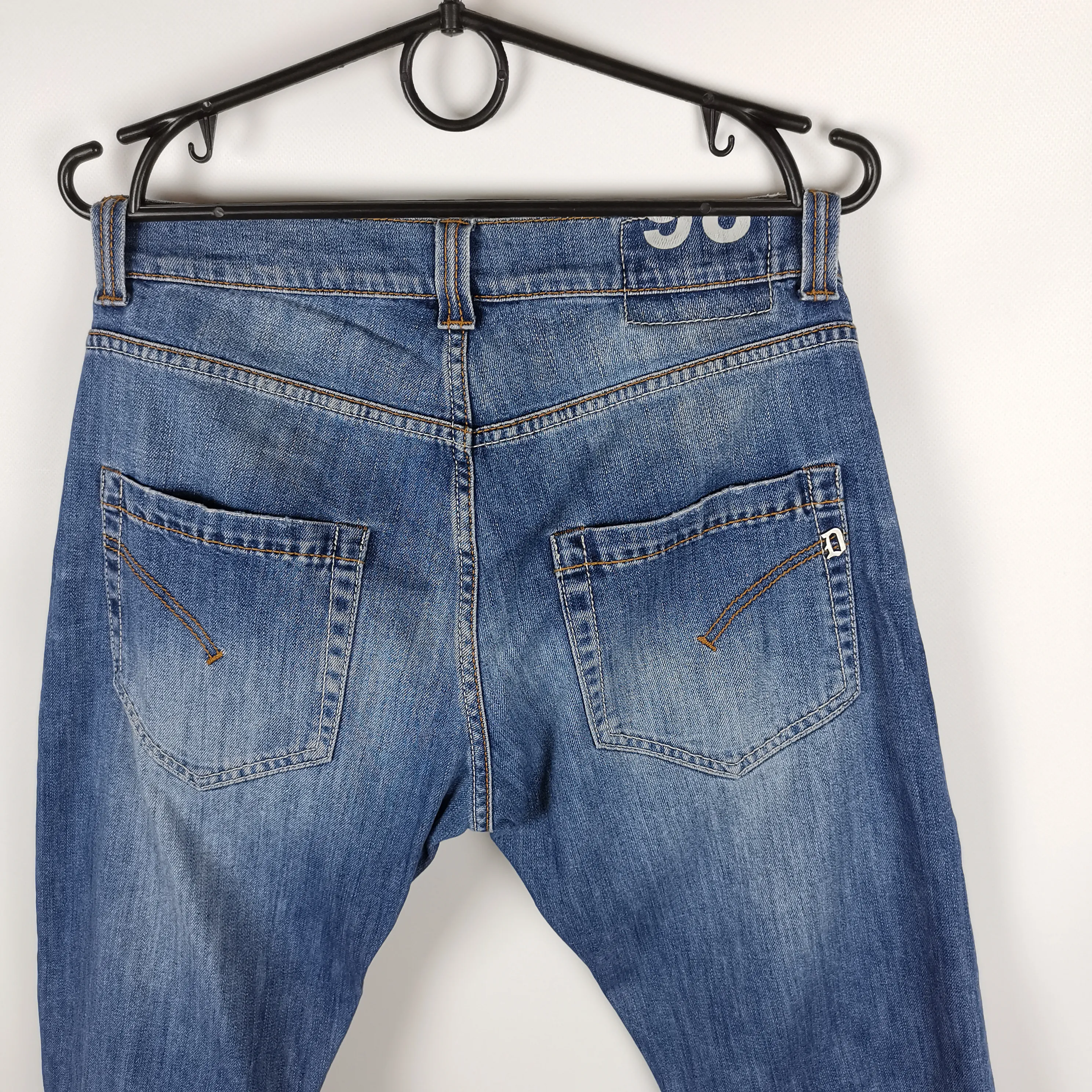 Dondup made in italy stretch blue music wash cruiser jeans