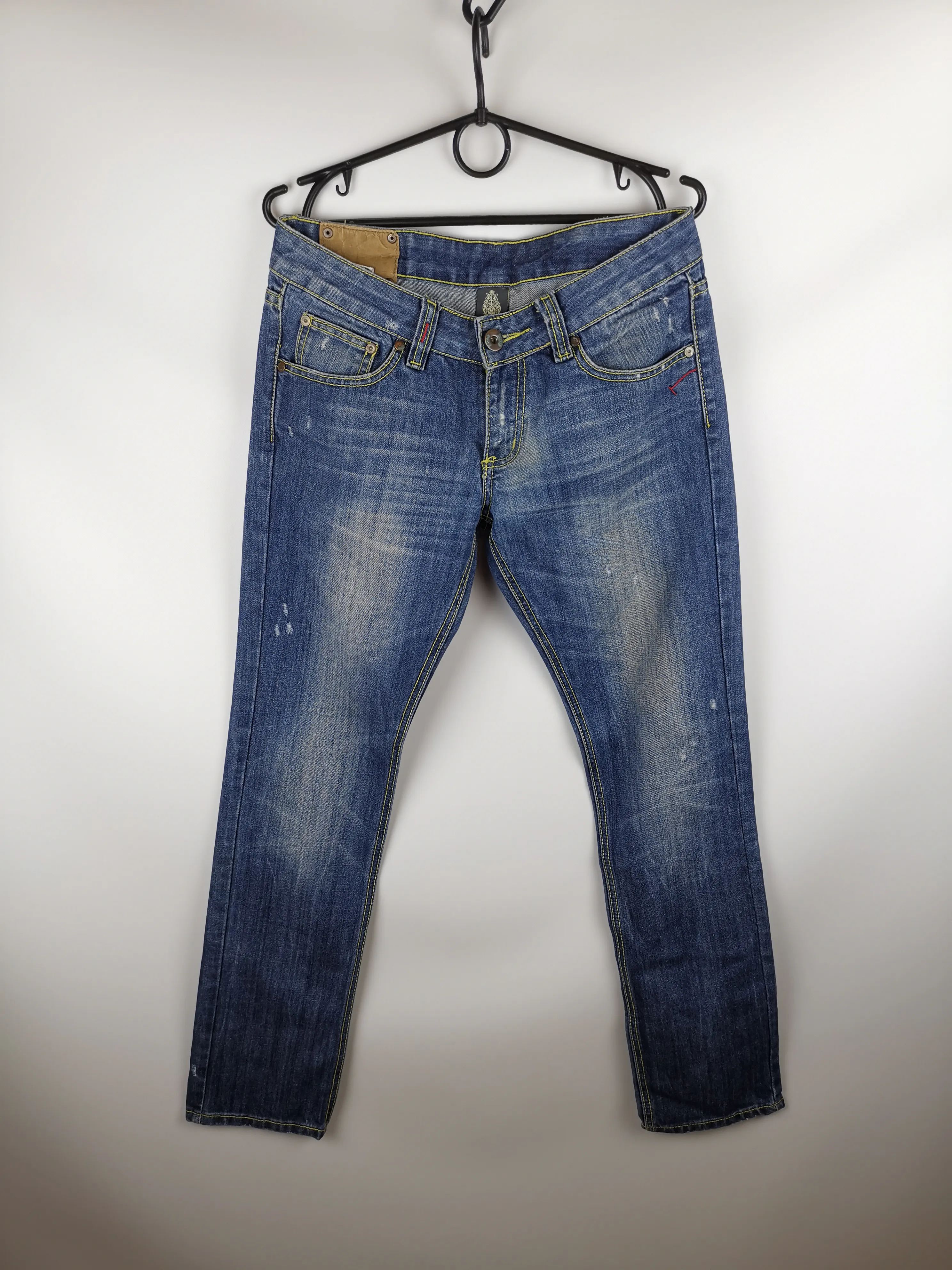 Dondup blue distressed denim made in Italy