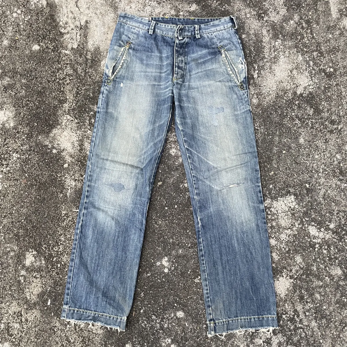 Vintage Dondup Distressed Denim Jeans Pants