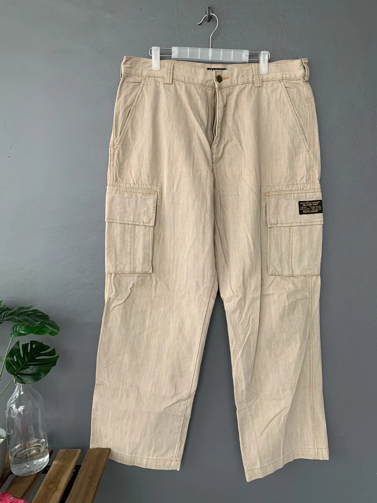 VINTAGE POLO RALPH LAUREN SPORT MILITARY CARGO PANTS TYPE 2
