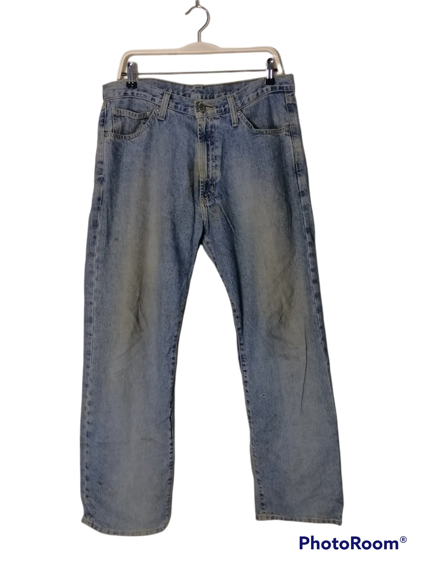 Ralph Lauren Company Distressed Jeans Straight Fit