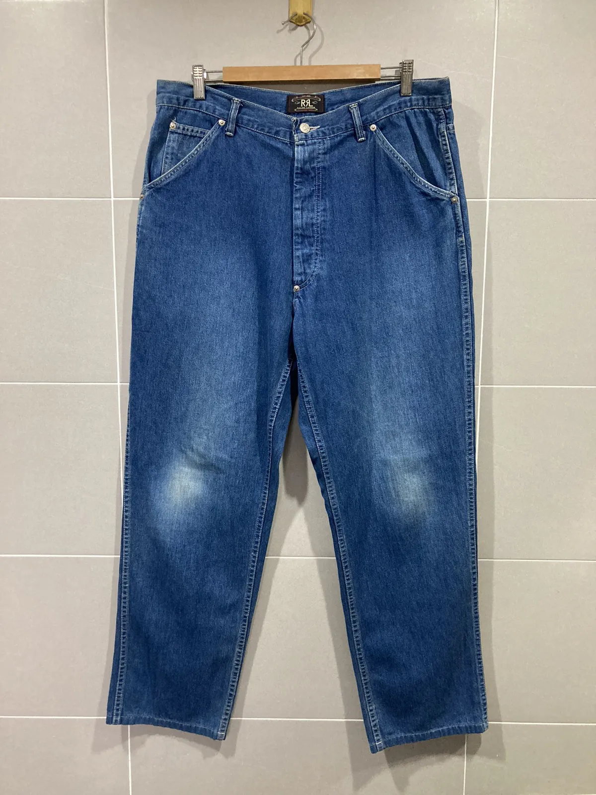 Vintage 90s RRL Double RL Indigo Work Pants