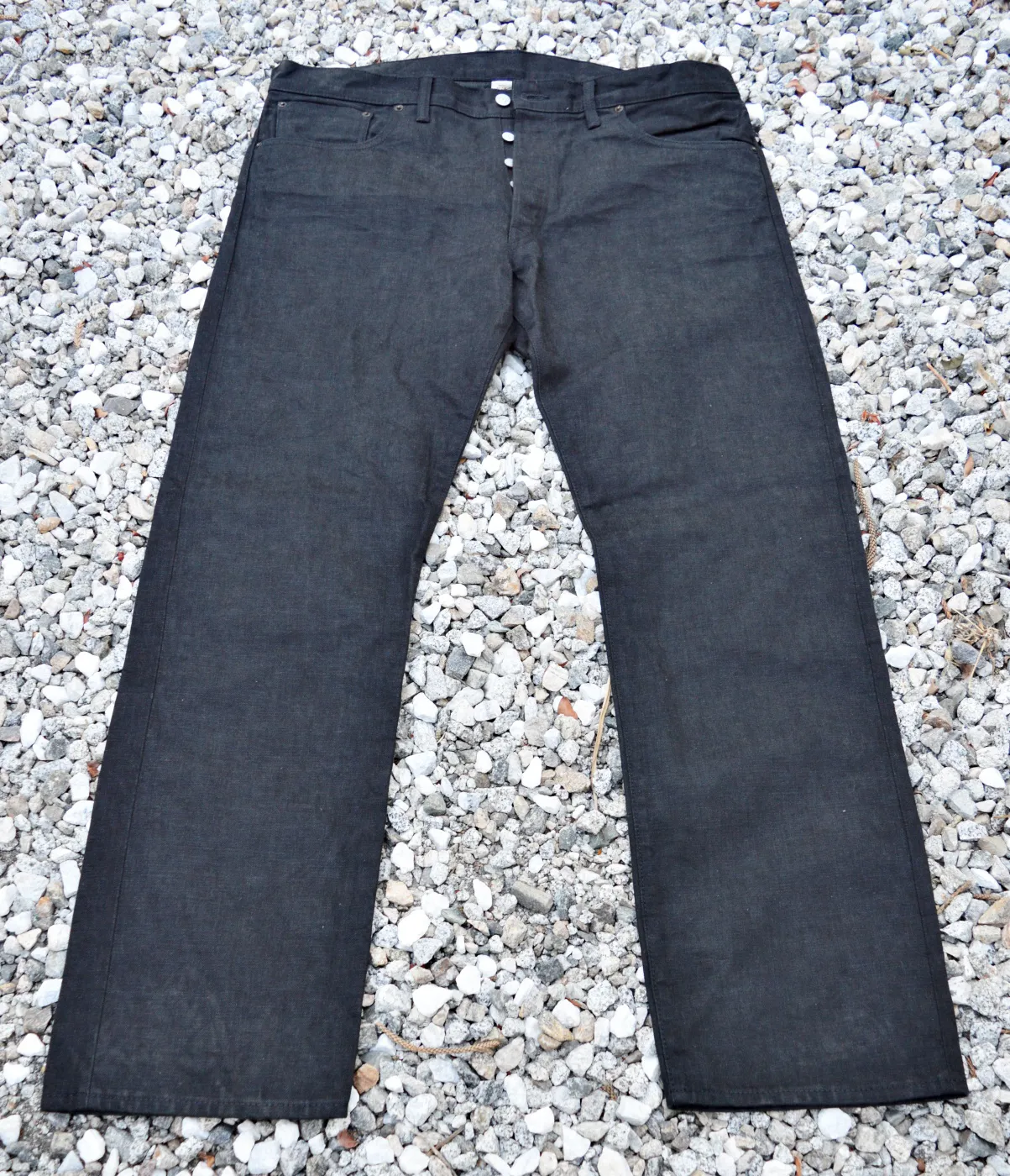 RRL RALPH LAUREN Made In USA 100% Cotton Heavy 14oz Black