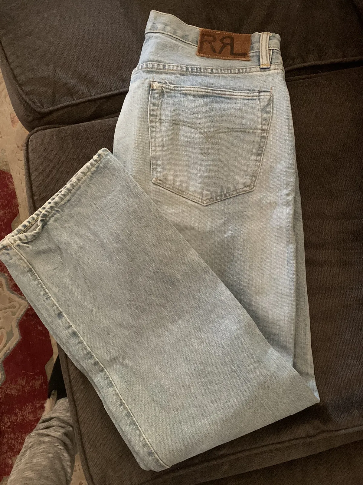 RRL Selvedge Light Wash Jeans