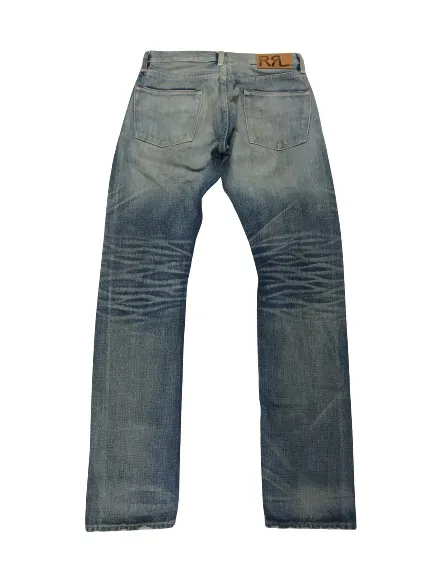 RRL DOUBLE RL LOW STRAIGHT JAPAN WOVEN SELVEDGE DENIM