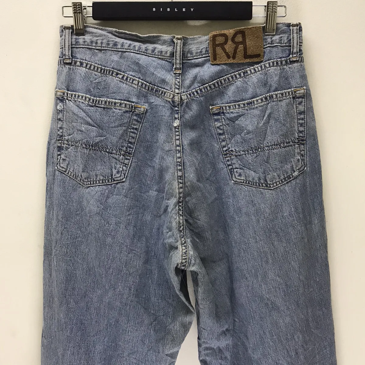 Vintage RRL Ralph Lauren Denim Baggy Stonewash Made in USA
