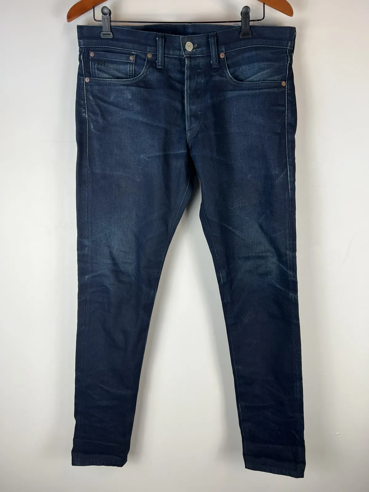 RRL Slim Fit Rigid Selvedge Denim Jeans