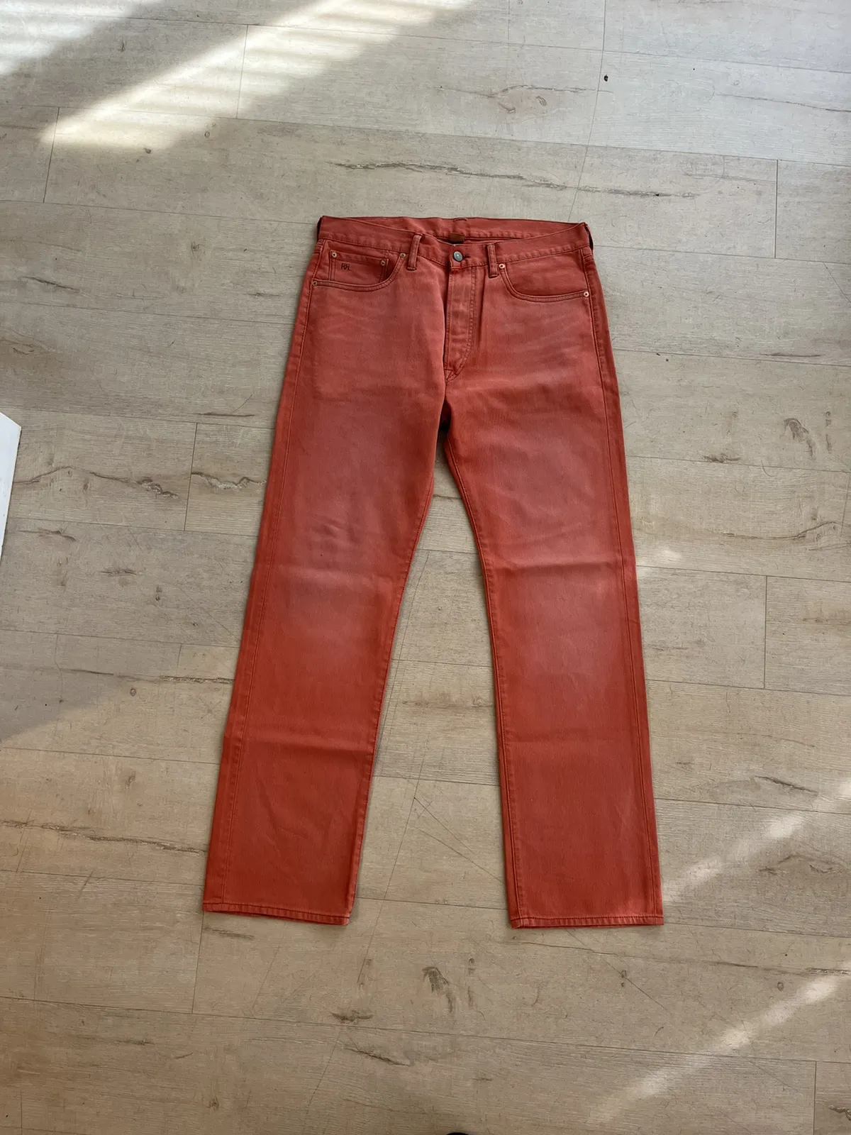 BEDFORD CORD PANT RED 33 x 32
