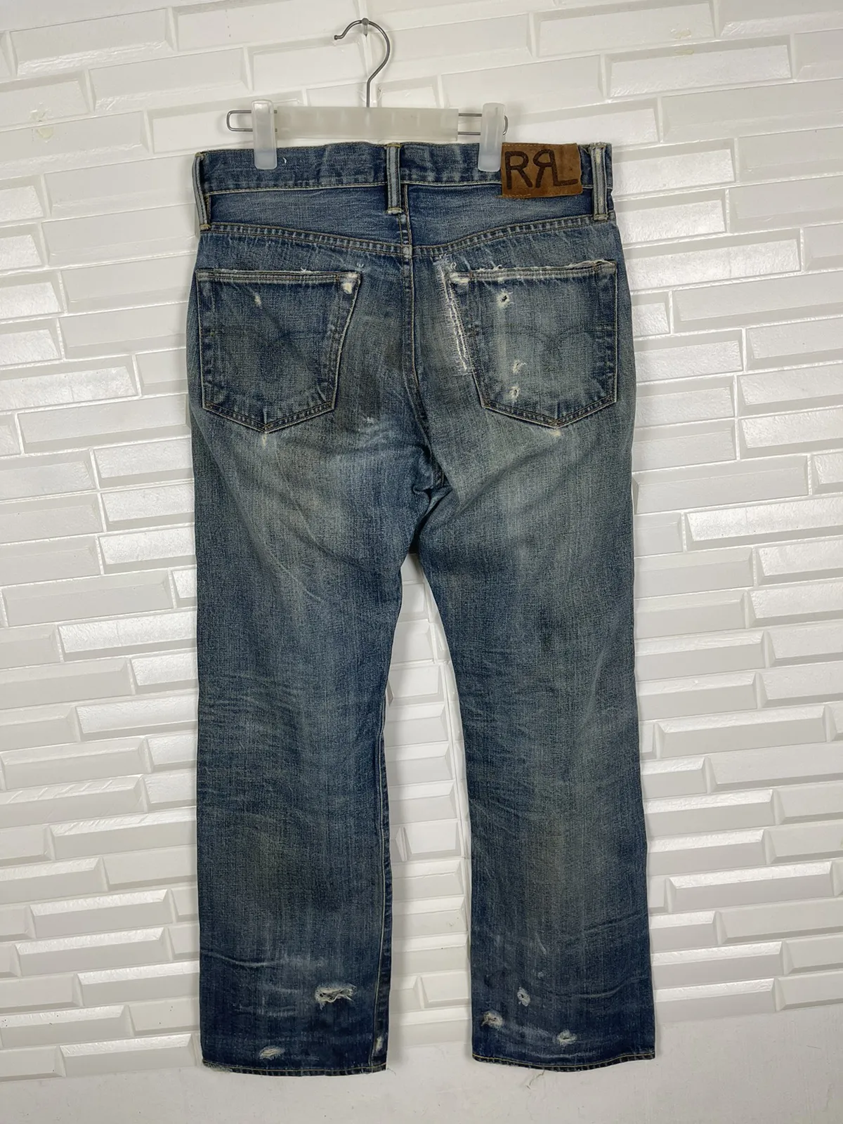Vintage RR by Ralph Lauren Distressed Jeans Selvedge
