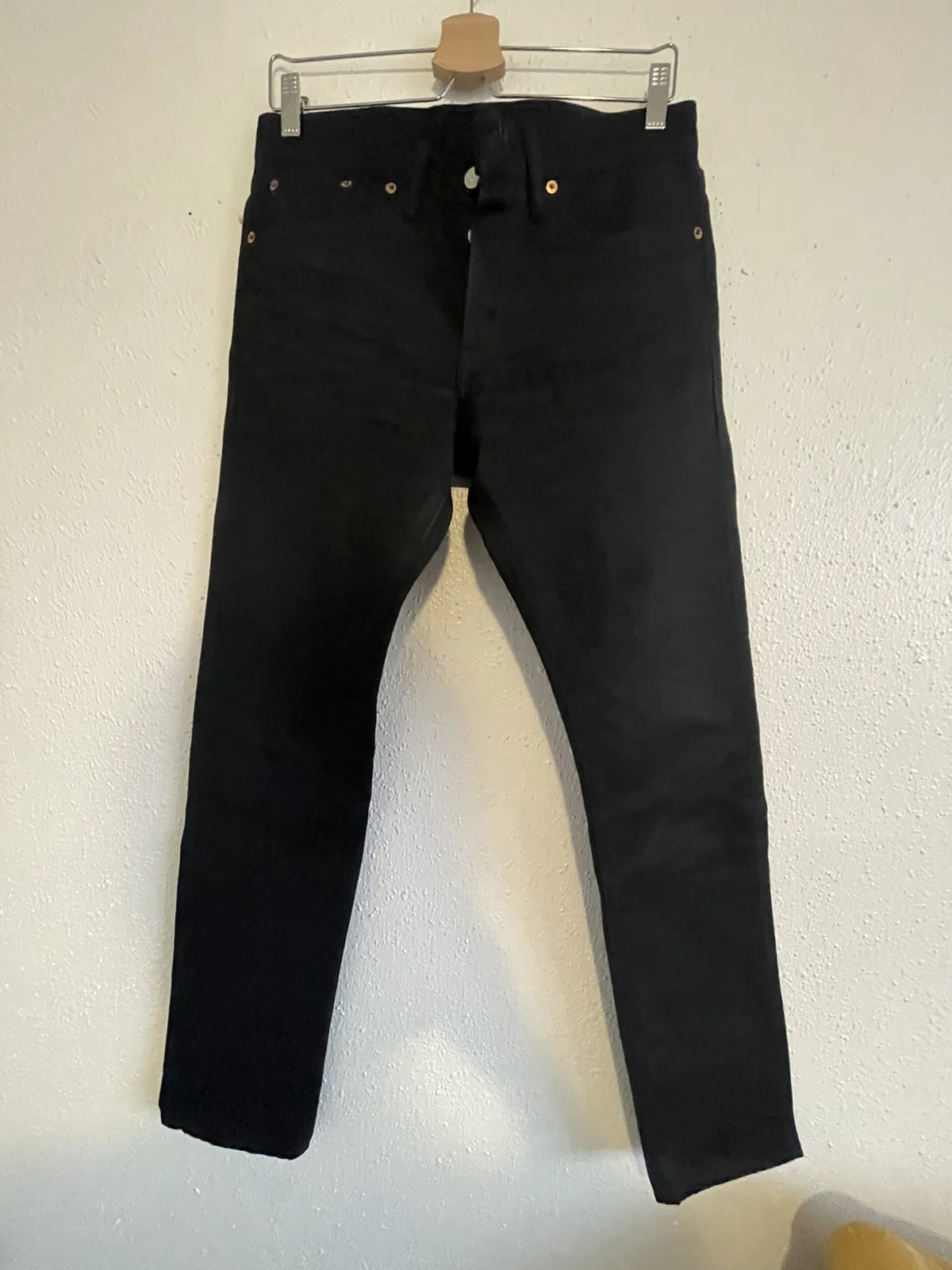 RRL Black Japanese-Selvedge Denim 30x32