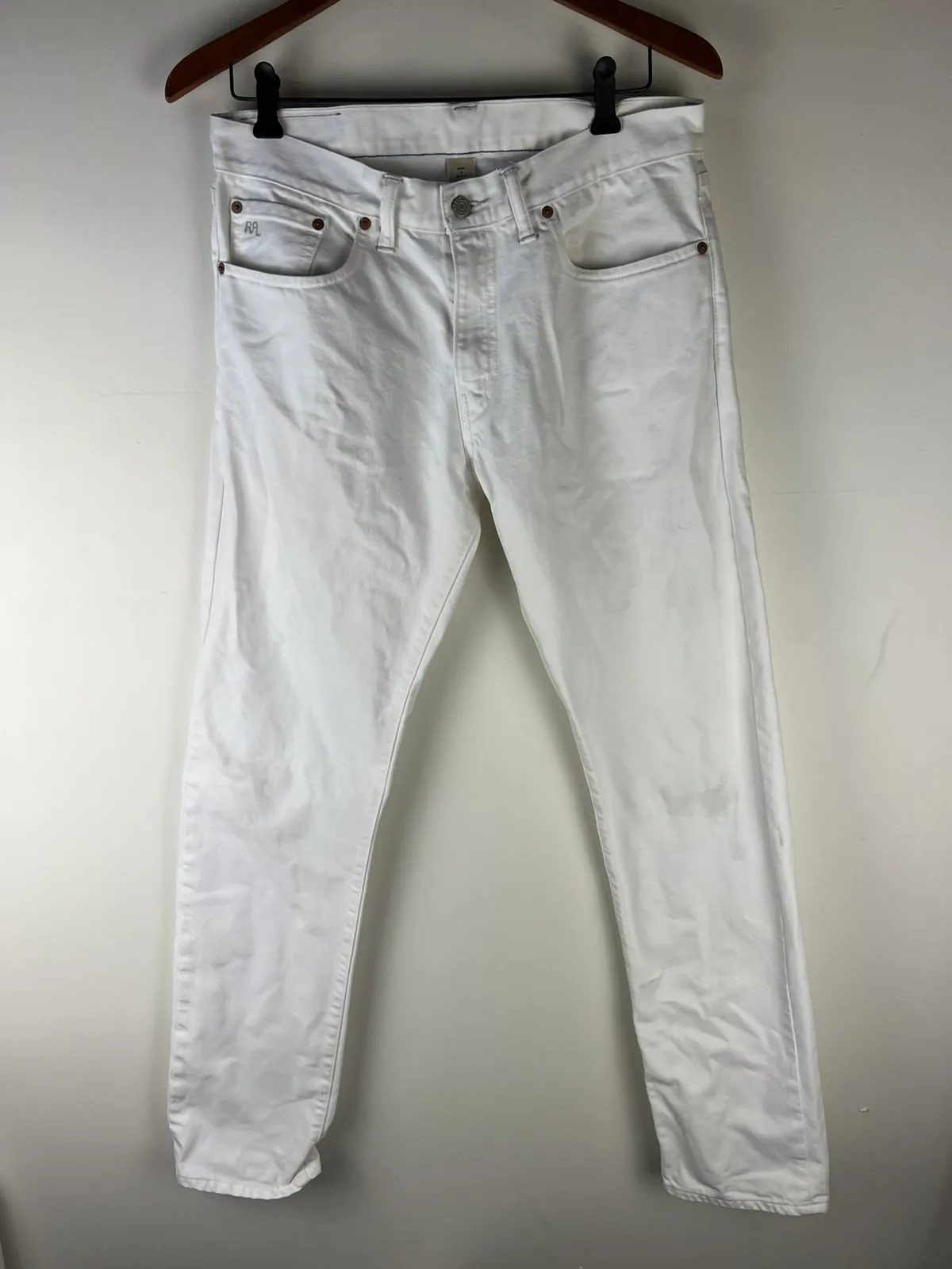 RRL White Denim Jeans