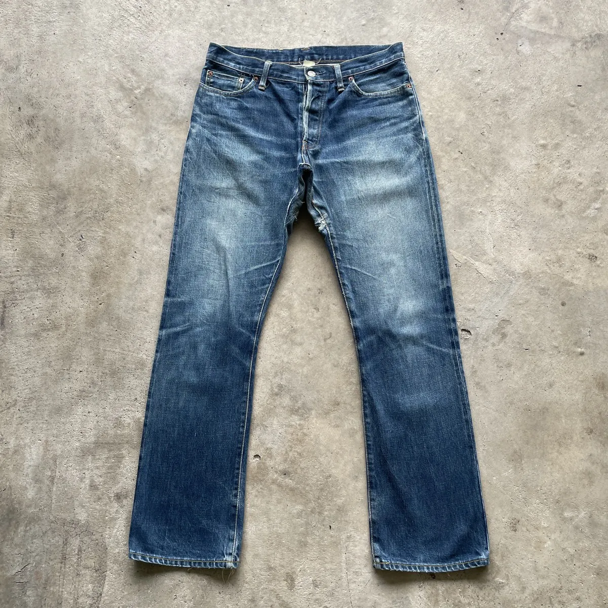 Vintage Ralph Lauren RR Faded Denim Jeans Pants SELVEDGE W31