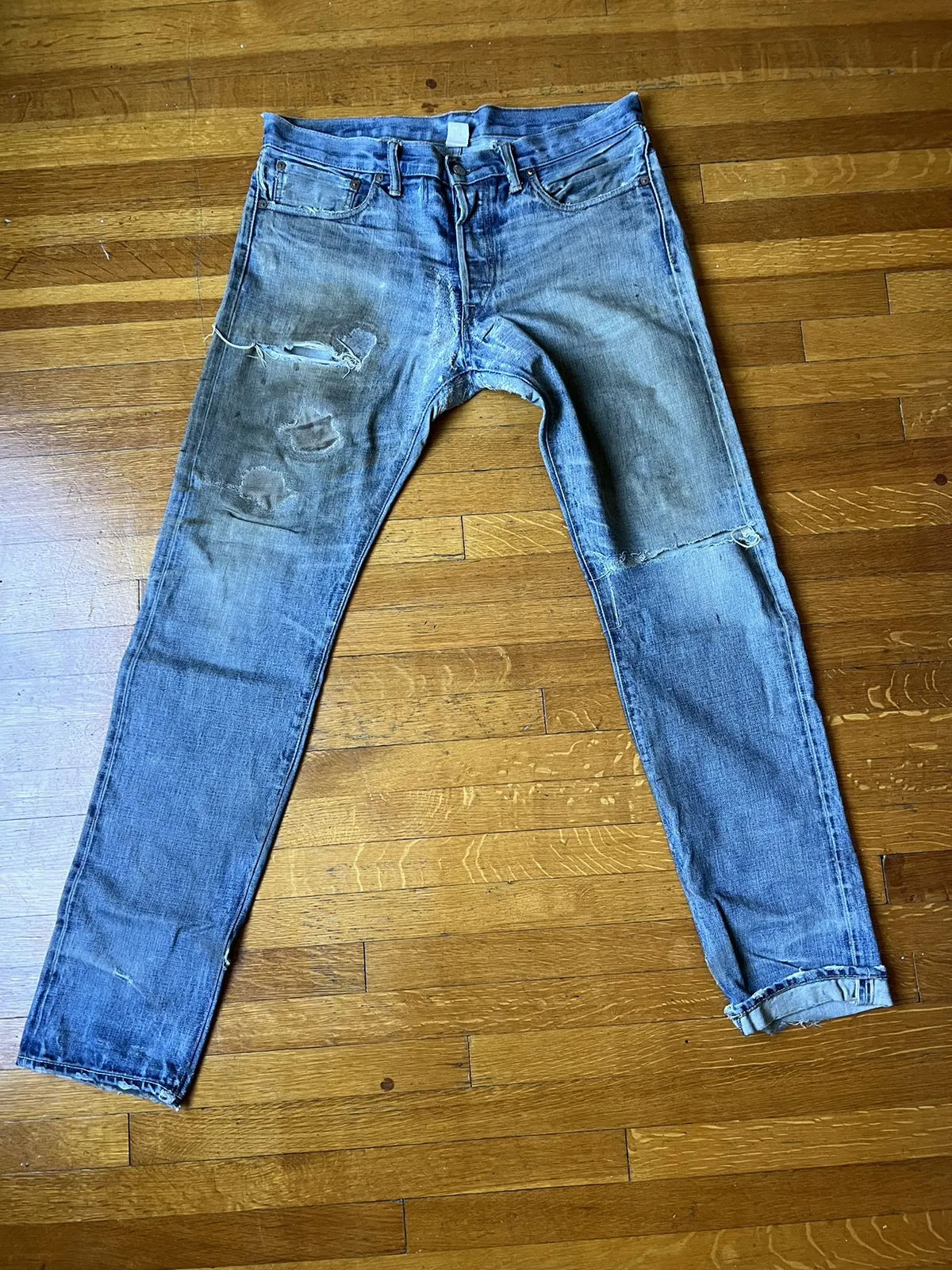 Amazingly vintages RRL low straight denim