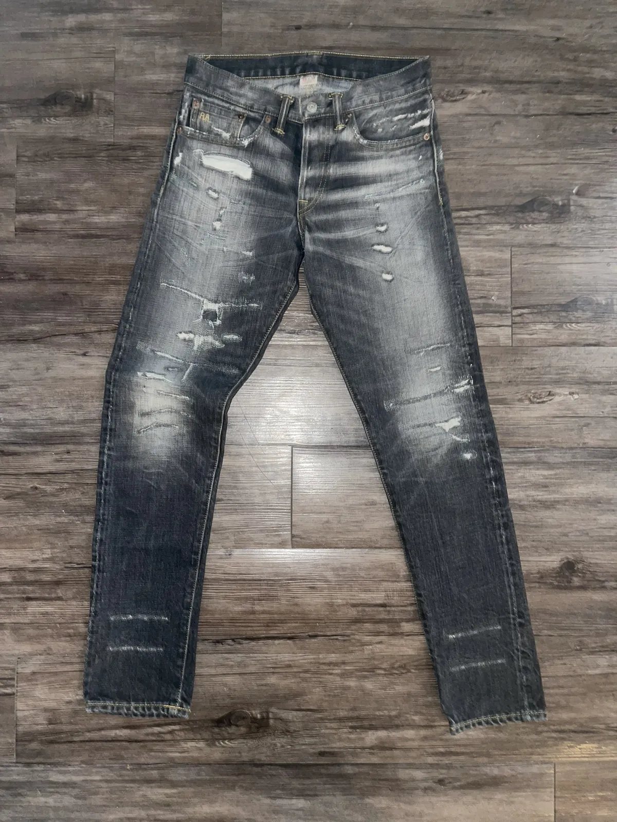 RRL narrow slim denim