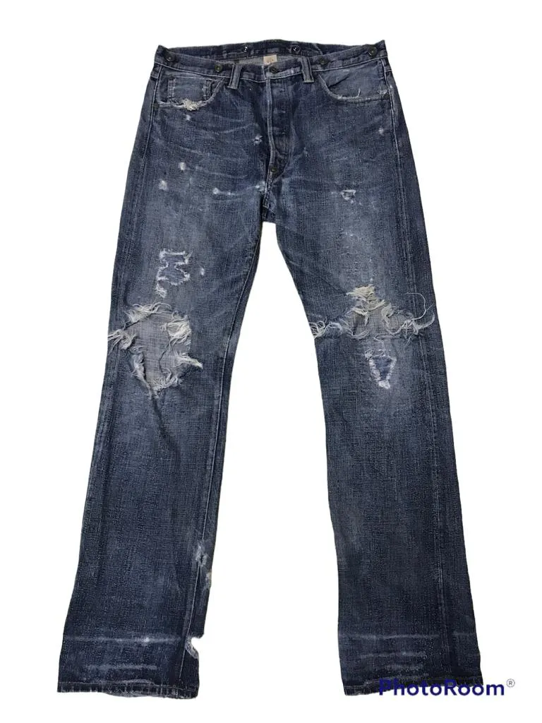 Vintage RRL Ralph Lauren destress selvedge jeans