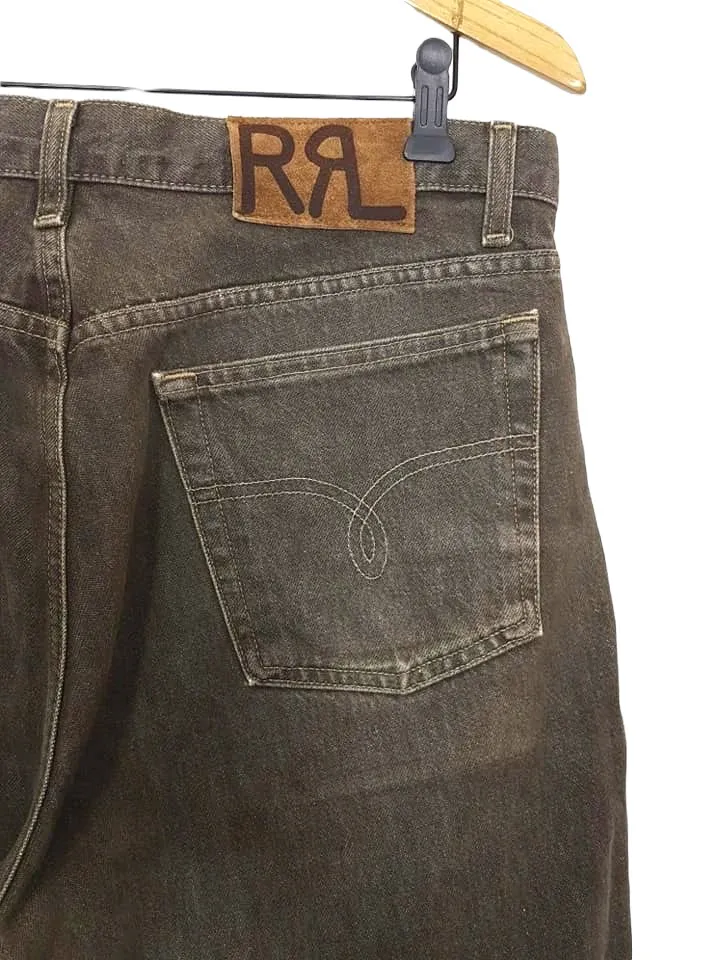 VINTAGE RRL BUTTON FLY JEANS PANT MADE IN USA