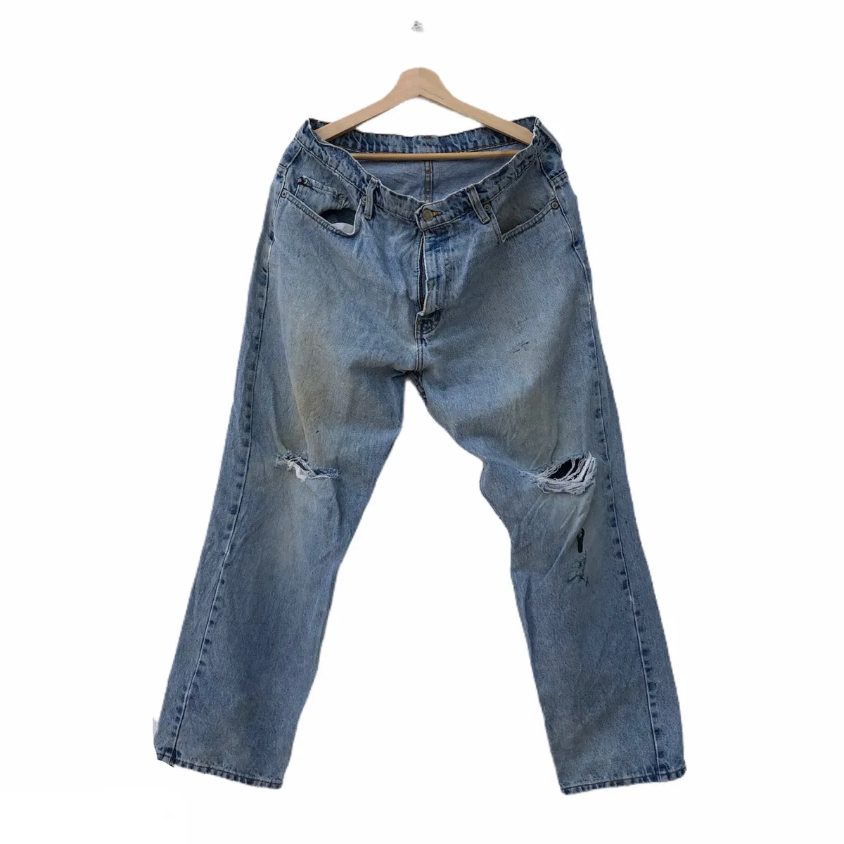 POLO JEANS COMPANY RALPH LAUREN DISTRESSED DENIM