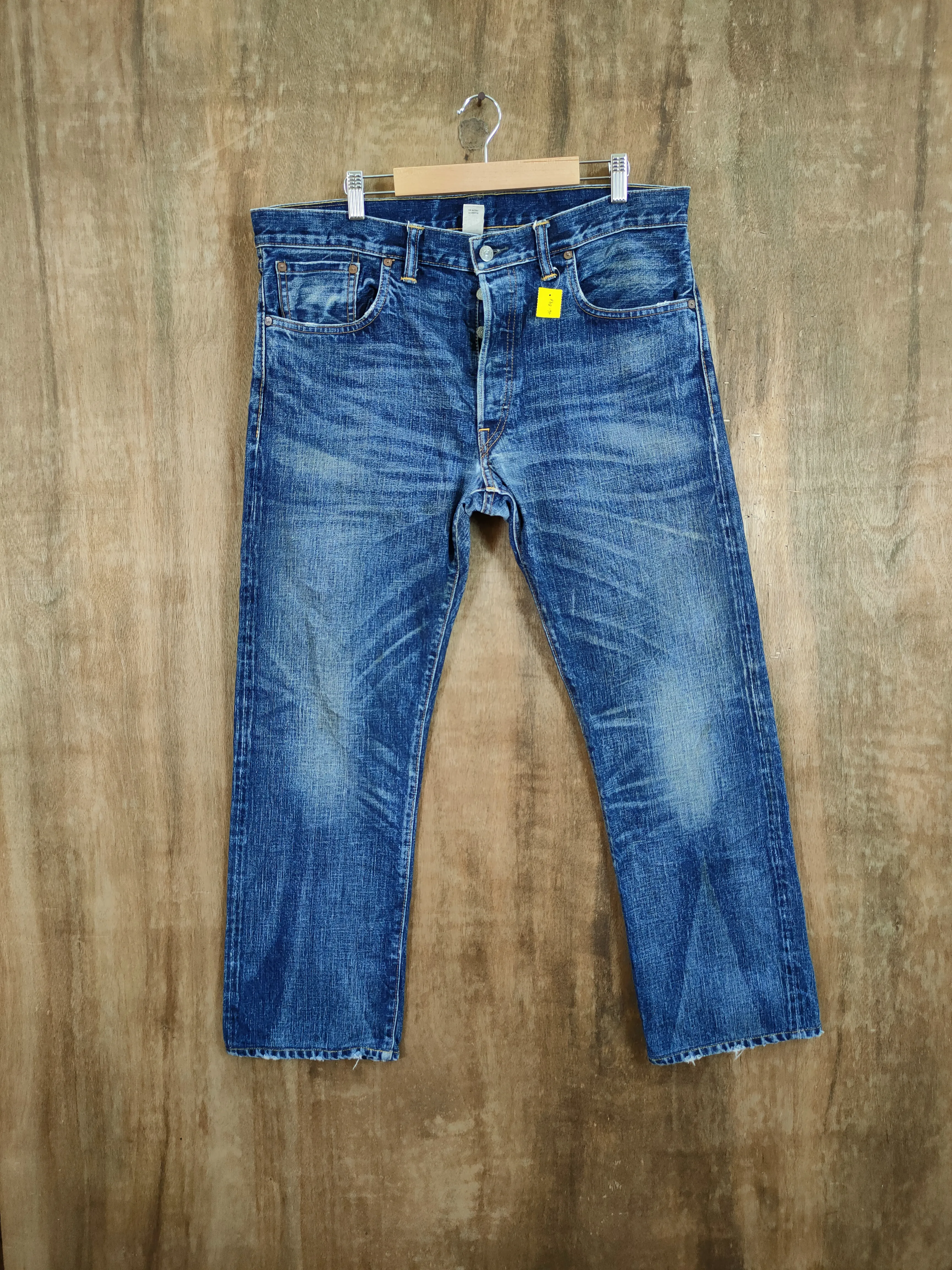 RRL double R distressed denim streetwear #46-893