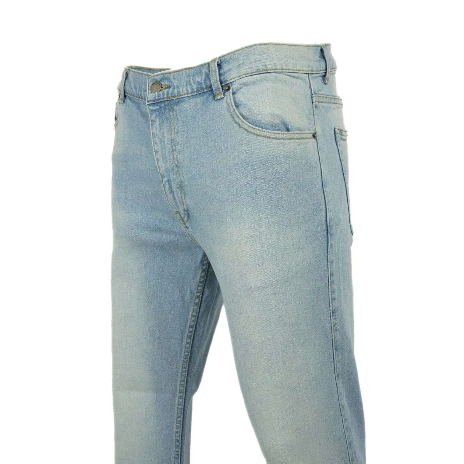 New Dr Denim Clark 36 x 32 Shaded Blue Slim Tapered Jeans